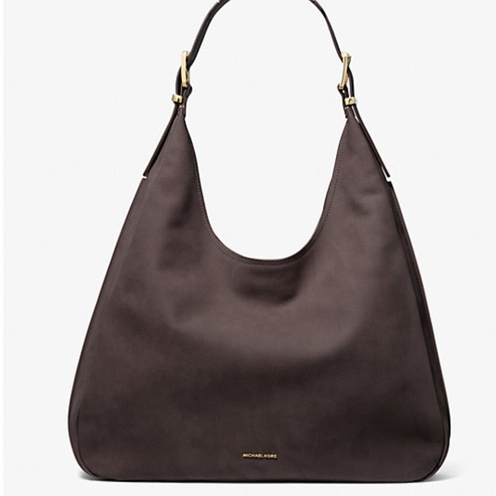 Michael Kors Nolita Large Nubuck Hobo Shoulder Bag